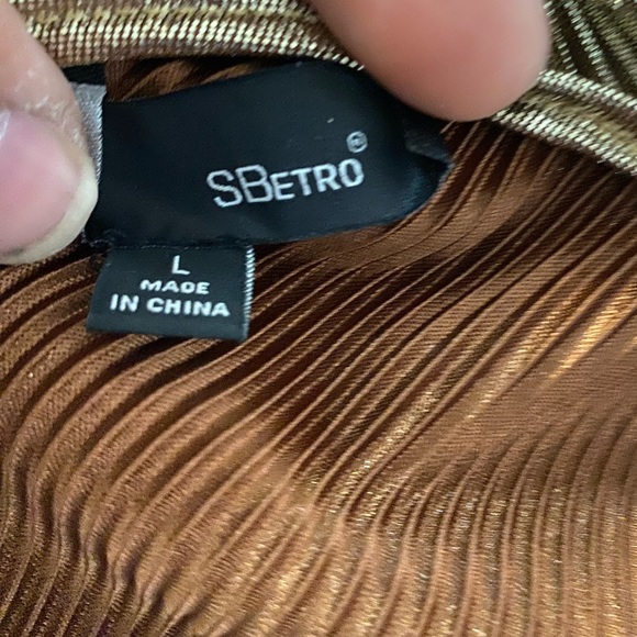 SBETRO gold party dress size L - Picture 2 of 6